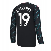 Billiga Manchester City Julian Alvarez #19 Tredje fotbollskläder 2023-24 Långärmad